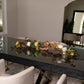 Pillar Candles Table top Decor Arrangement for Dining Room