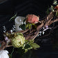Pillar Candles Table top Decor Arrangement for Dining Room