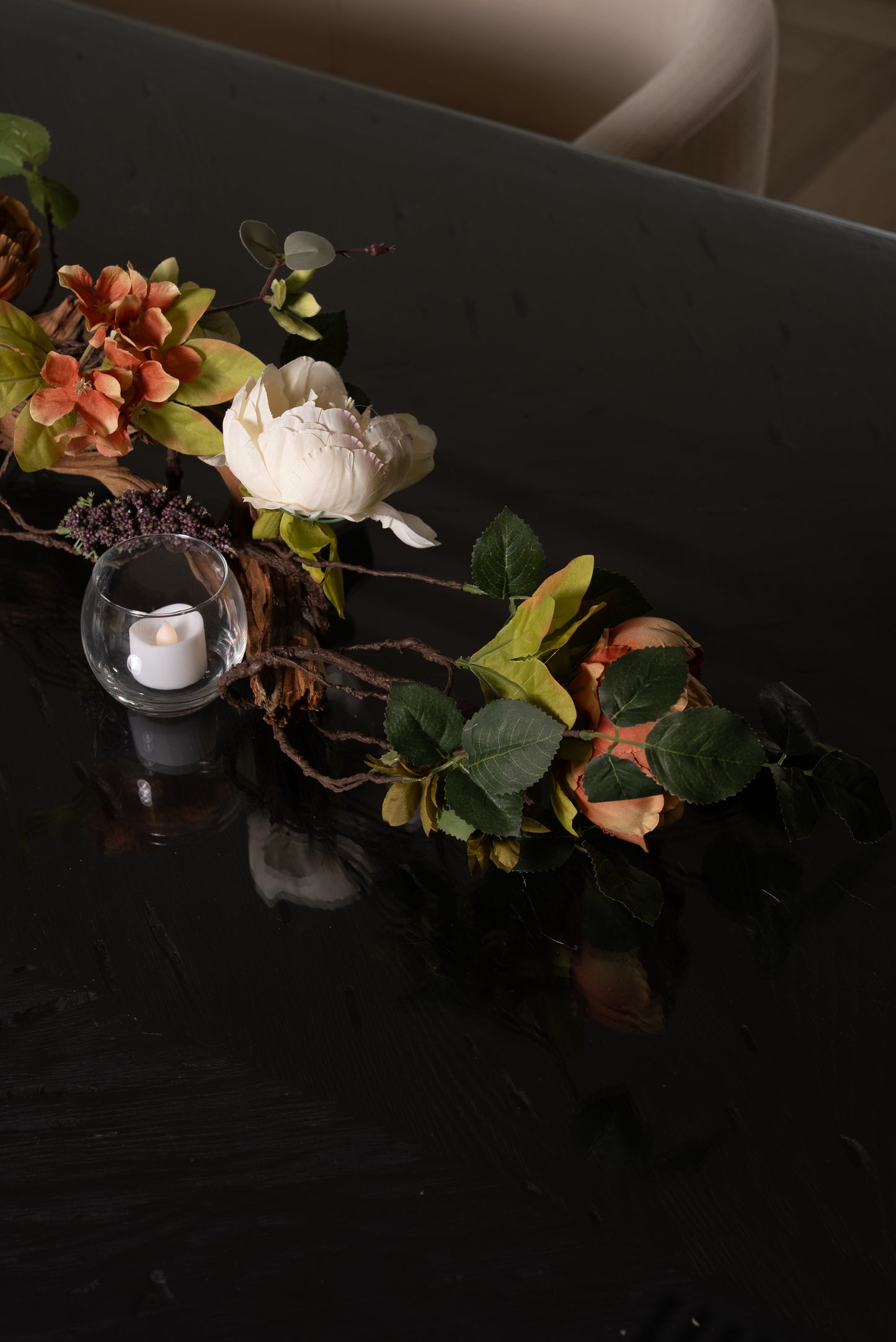 Tea lights Table Top Decor Arrangement Decoration for Dining Room Gift