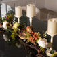 Ivory Candle Holders Table top Decor Arrangement for Dining Room