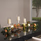 Ivory Candle Holders Table top Decor Arrangement for Dining Room