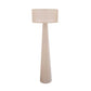 TAUPE - 59” Tall Standing Linen Floor Lamp with Fabric Shade