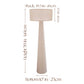 TAUPE - 59” Tall Standing Linen Floor Lamp with Fabric Shade