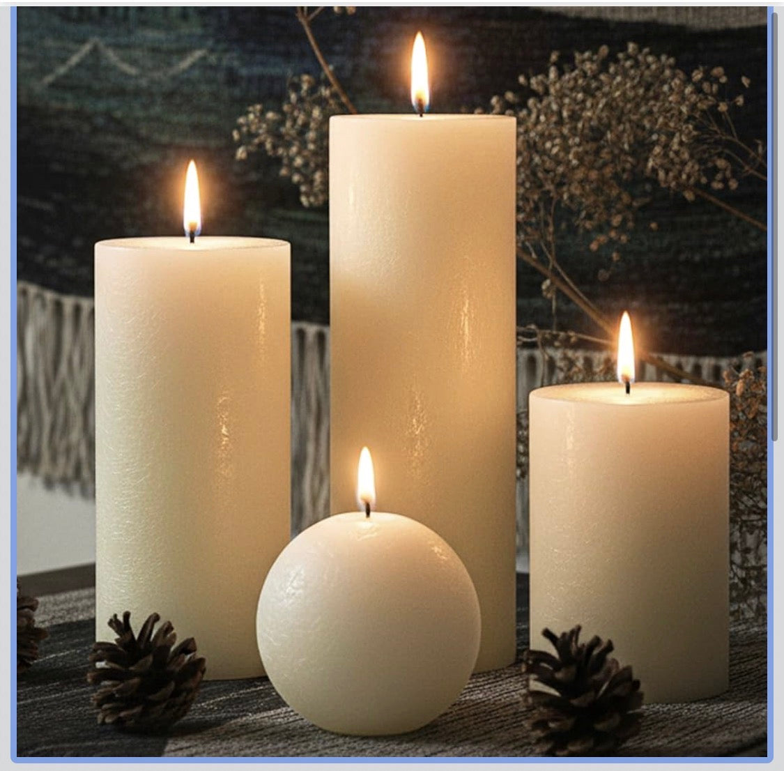 4 Hand Poured Candles