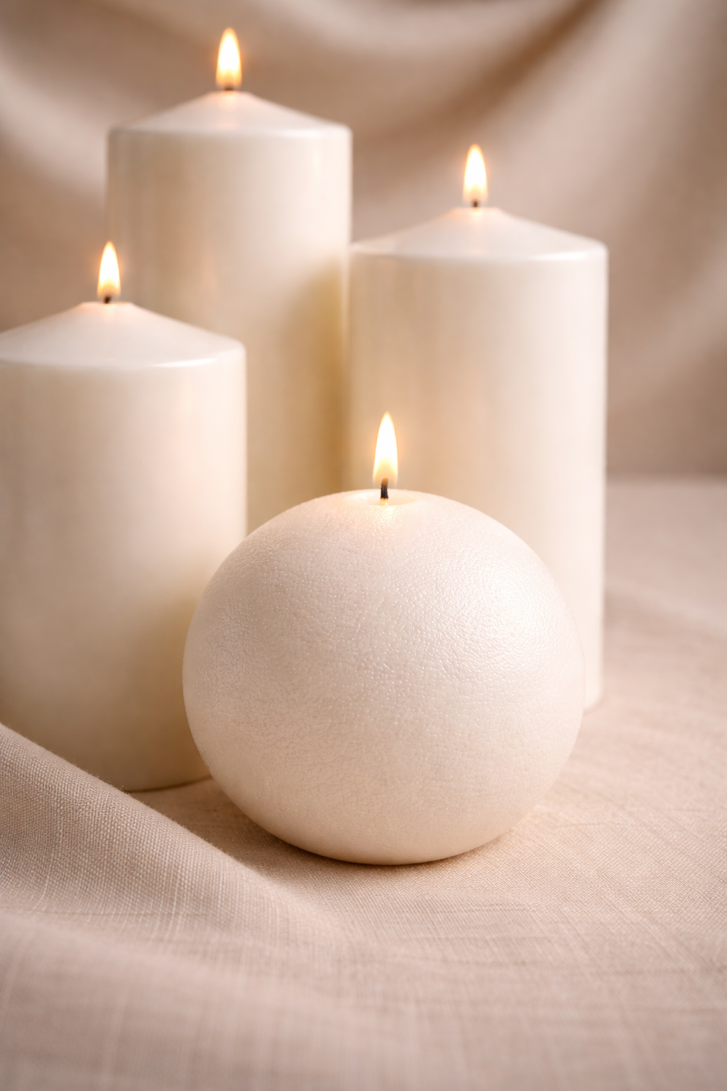 4 Hand Poured Candles