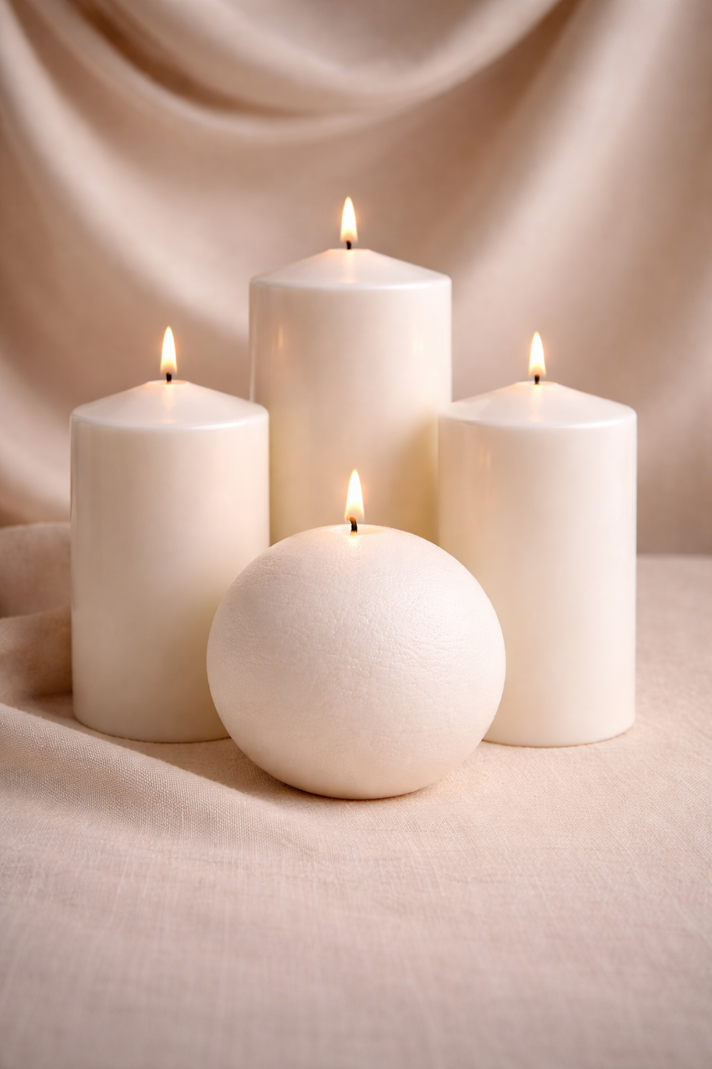 4 Hand Poured Candles