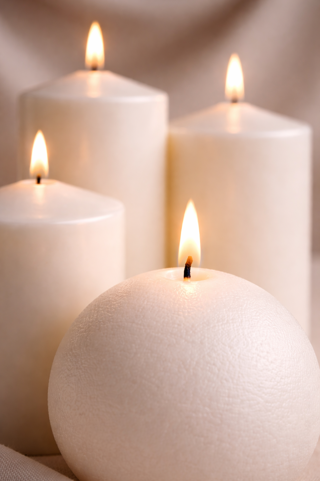 4 Hand Poured Candles