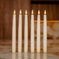 Branch & Wick, Co. Bulk 10" Flameless Taper Candles Ivory Wax, Remote Included