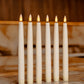 Branch & Wick, Co. Bulk 10" Flameless Taper Candles Ivory Wax, Remote Included